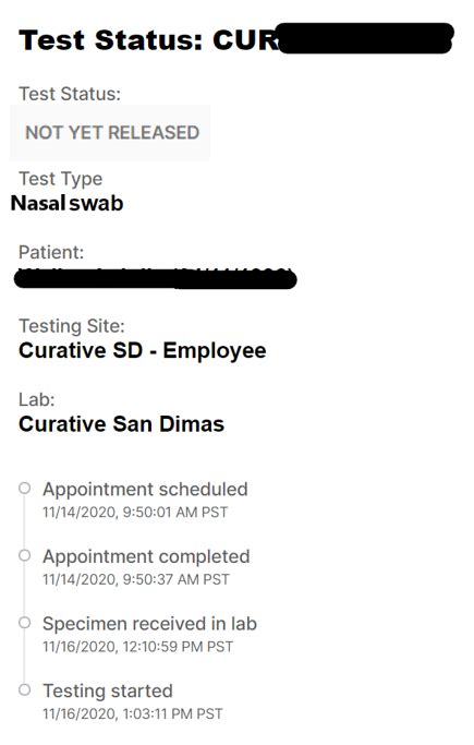 curative hard rock testing|curative pcr test.